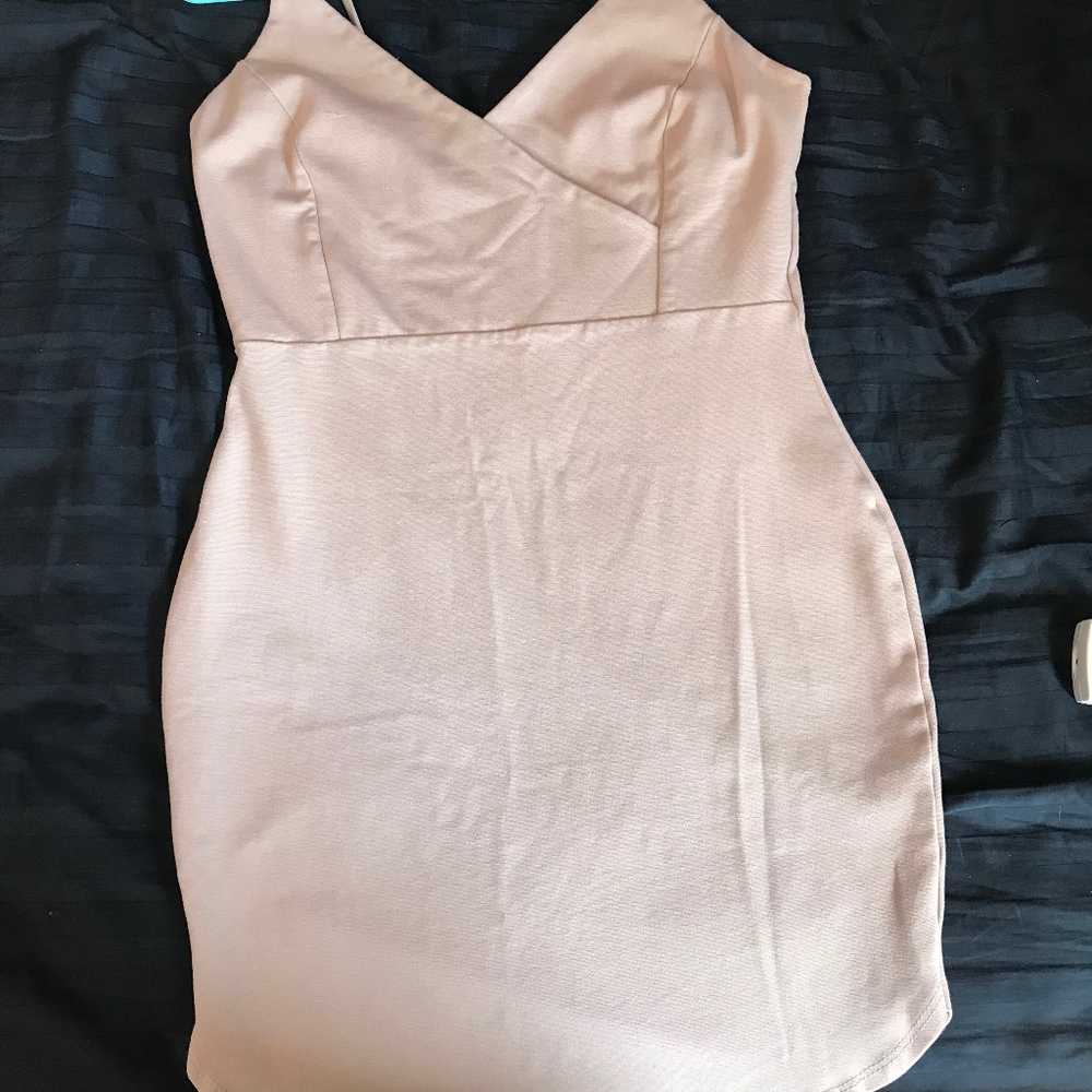 Mocha mini dress